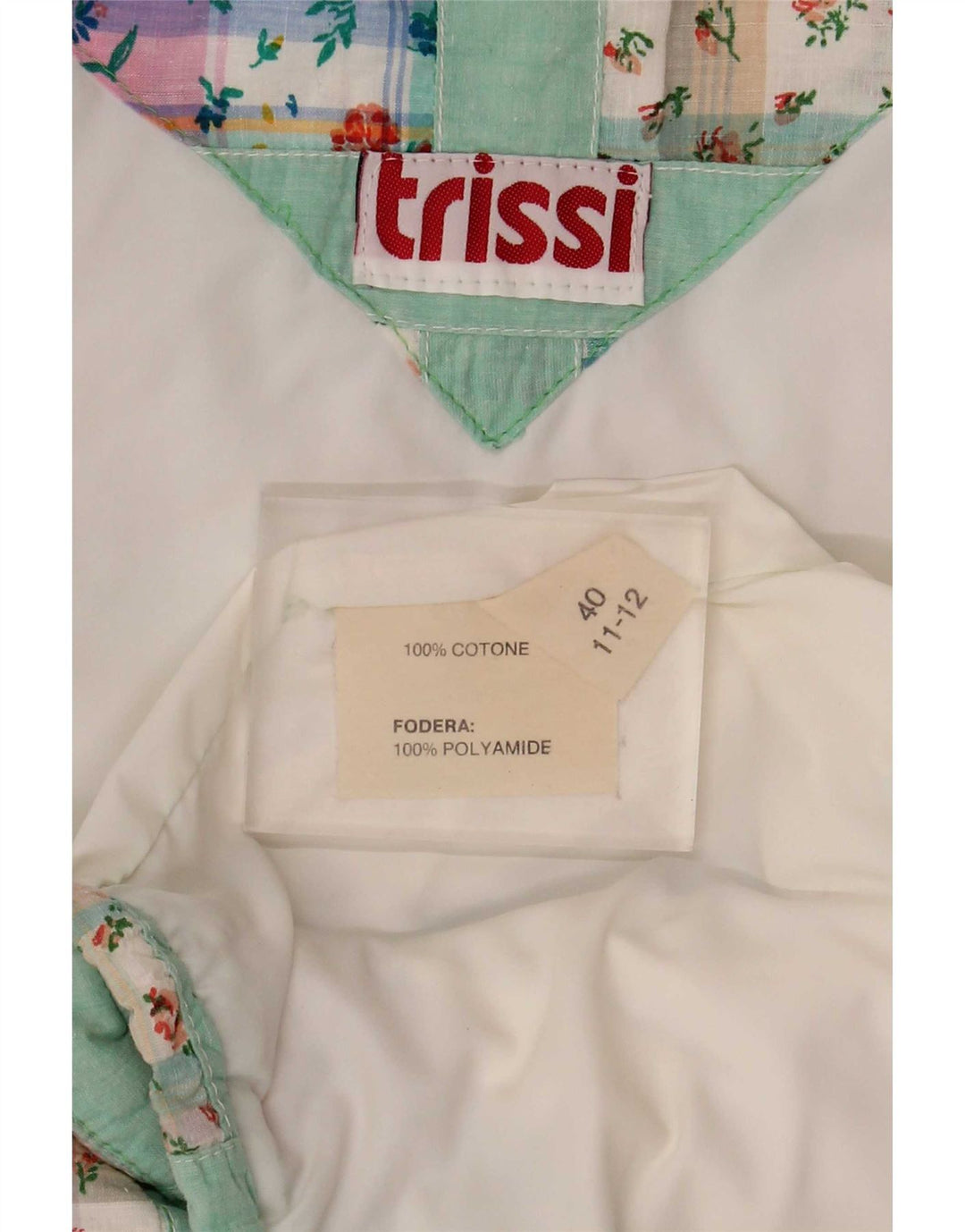 Gilet pentru femei Trissi IT 40, verde mediu, bumbac mozaic