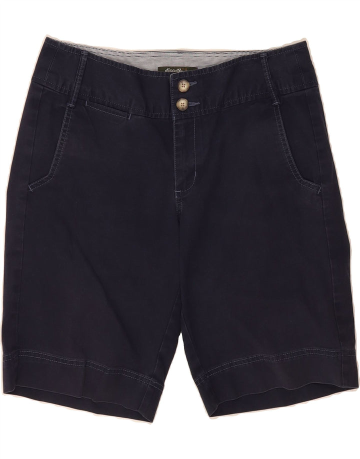 EDDIE BAUER Womens Blakely Fit Casual Shorts US 6 Medium W30  Navy Blue Vintage Eddie Bauer and Second-Hand Eddie Bauer from Messina Hembry 