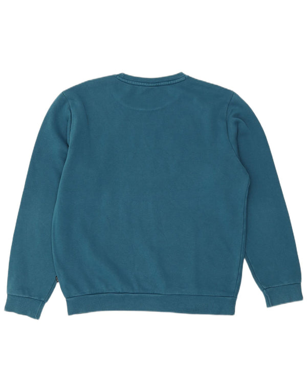 Pulover grafic pentru bărbați Puma, bumbac albastru mediu