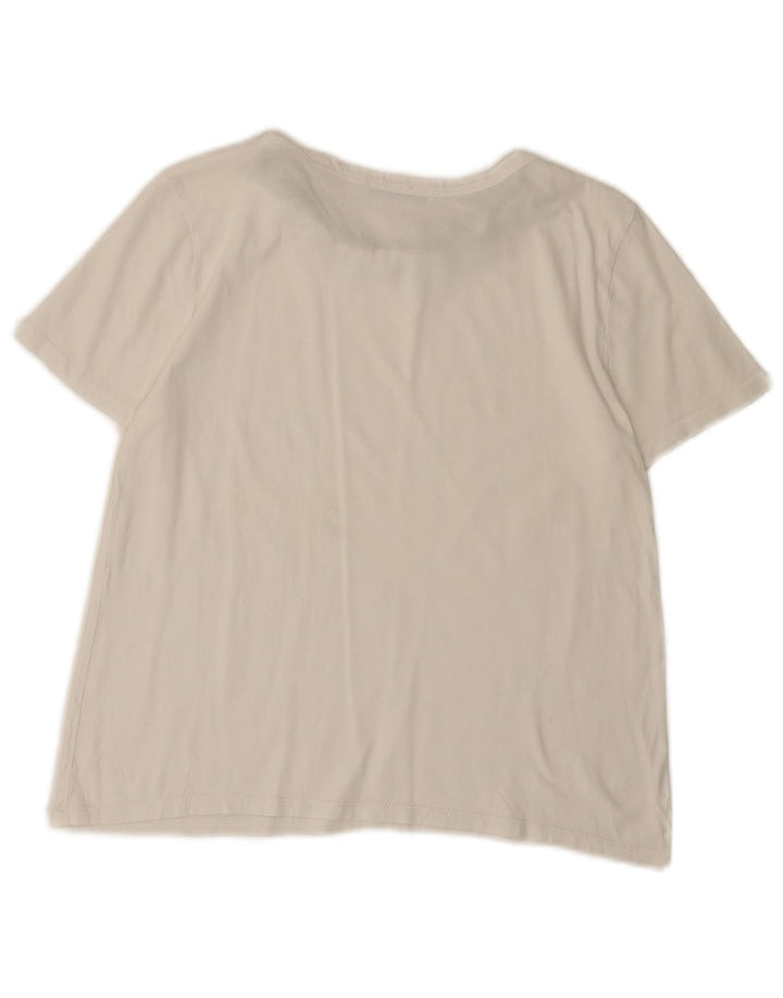 Tricou pentru femei Zara UK 12 Medium White