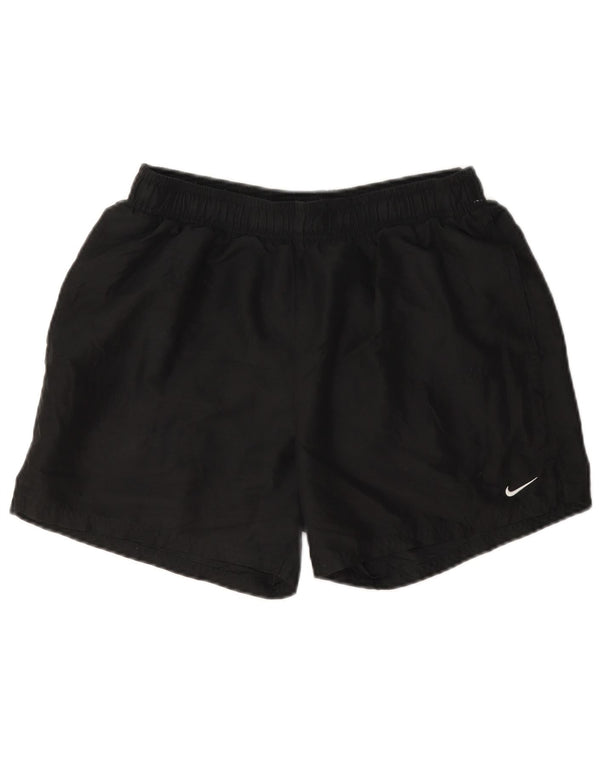 Pantaloni scurti sport Nike pentru femei UK 14 Poliester mediu negru
