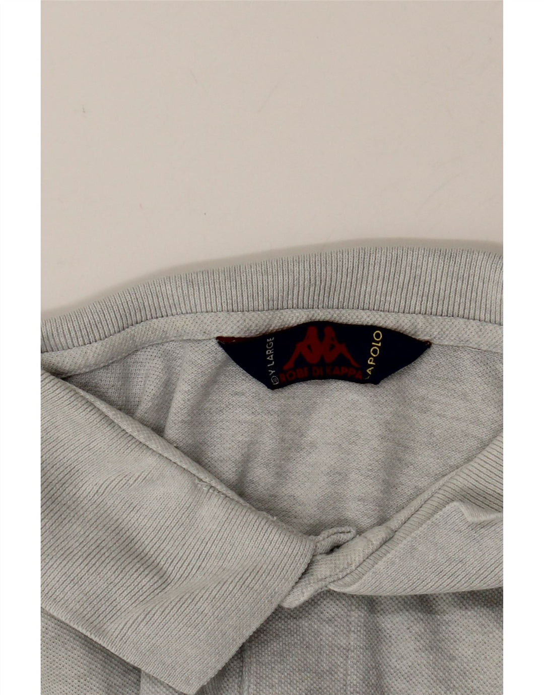 KAPPA Mens Polo Shirt Large Grey Cotton Vintage Kappa and Second-Hand Kappa from Messina Hembry 