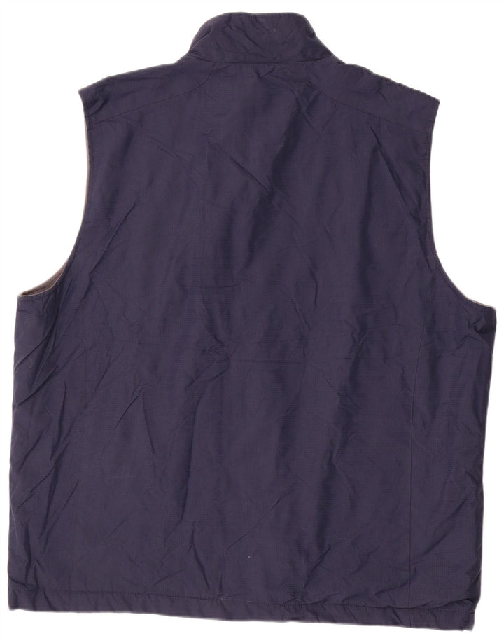 Gilet utilitar pentru bărbați IZOD UK 42 XL poliester bleumarin