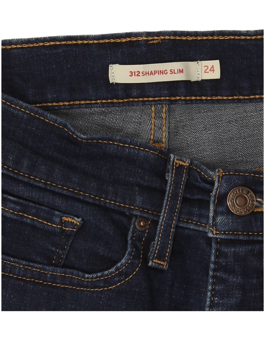 Blugi Levi's 312 Shaping Slim pentru femei W24 L31 bleumarin