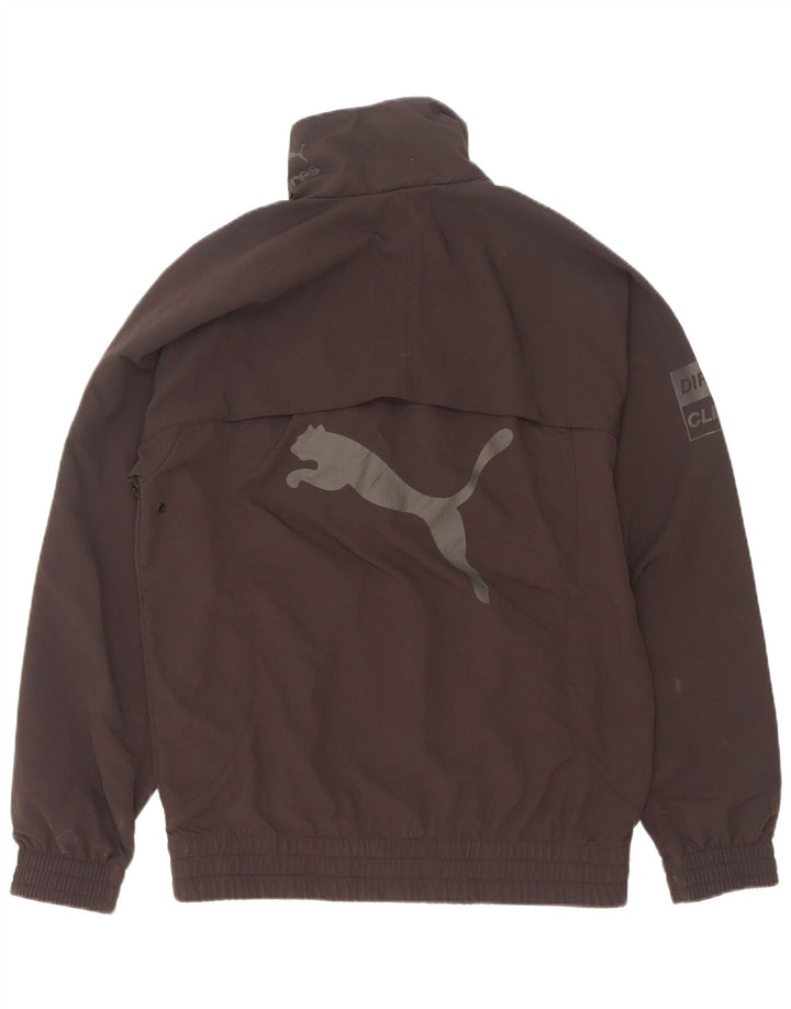 Jachetă de trening Puma Pleasures Graphic pentru bărbați, nailon mic, negru
