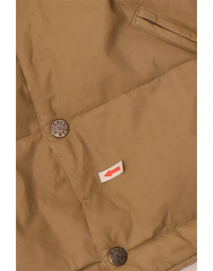 Gilet căptușit pentru bărbați Murphy & Nye UK 36 Nailon mic, bej