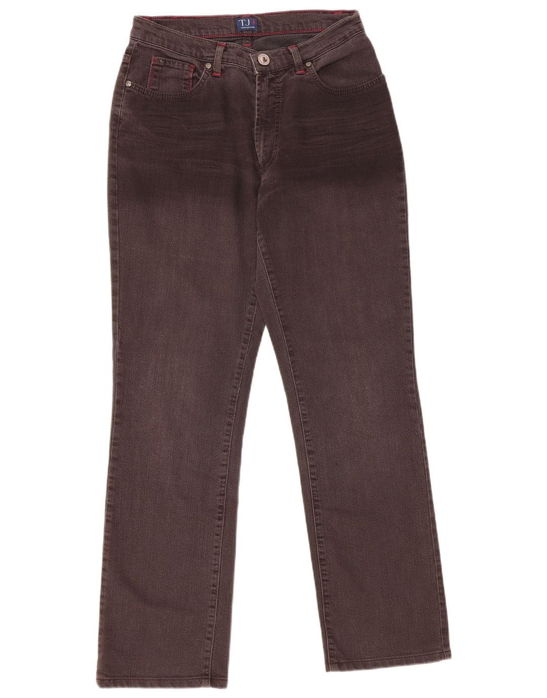 Blugi drepti pentru femei Trussardi W30 L29 bumbac maro