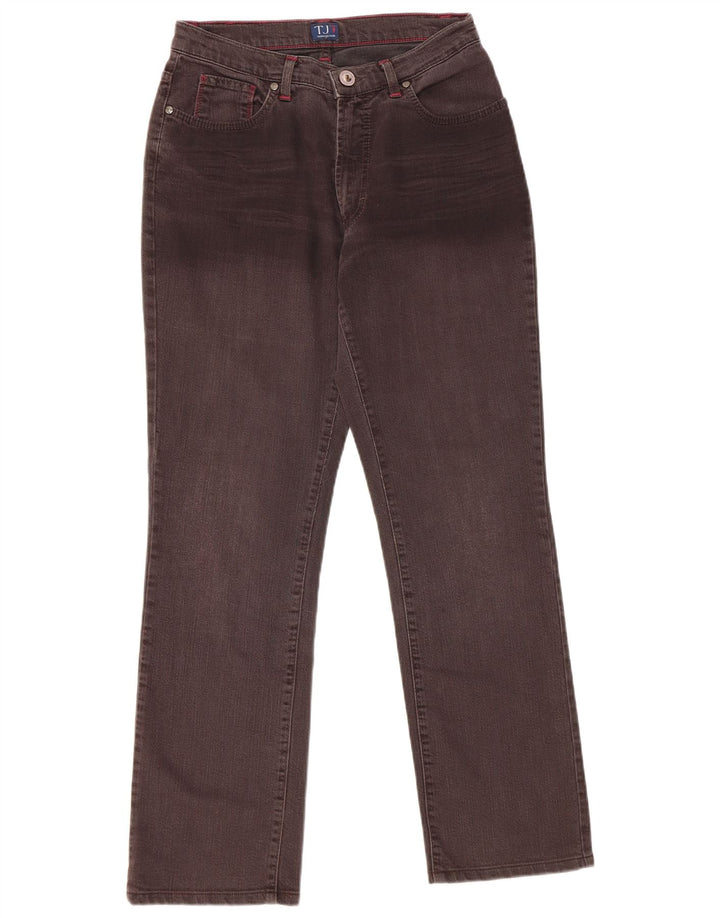 Blugi drepti pentru femei Trussardi W30 L29 bumbac maro