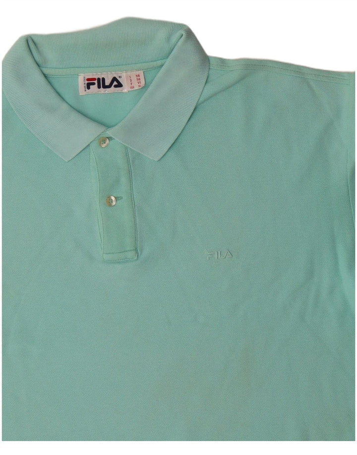 Tricou polo pentru bărbați FILA IT 56 XL Bumbac albastru