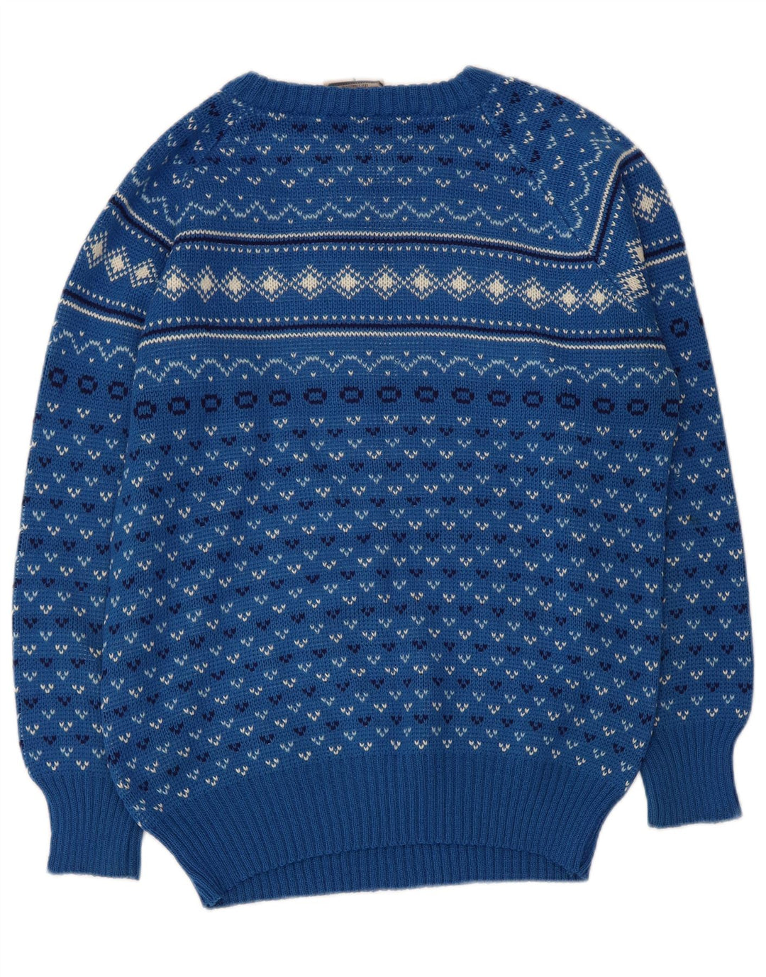 Pulover Levi's Crew Deck Jumper pentru bărbați Mic albastru geometric acrilic