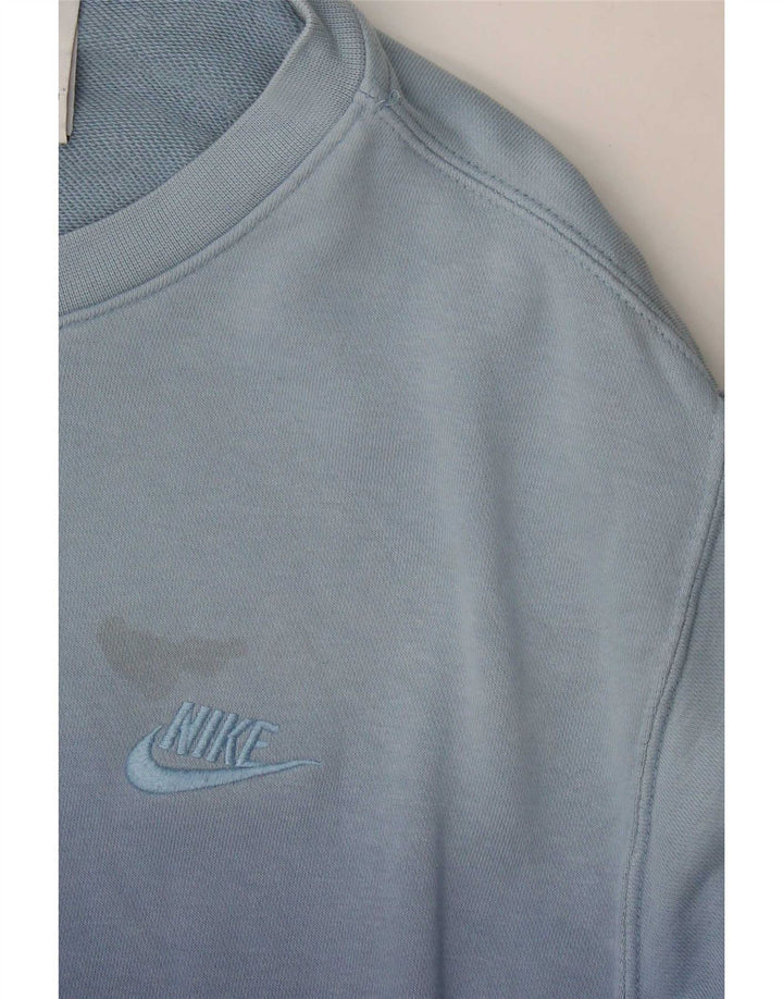 Hanorac pentru bărbați Nike Pulover Medium Blue Tie Dye Bumbac