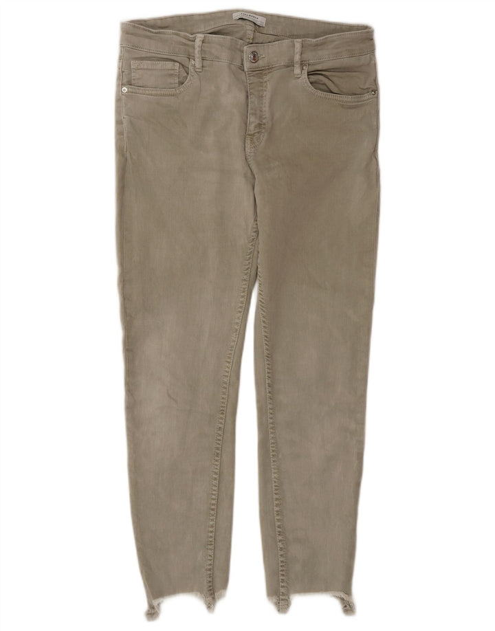 Blugi slim pentru femei Zara EU 40 Medium W30 L26 Gri