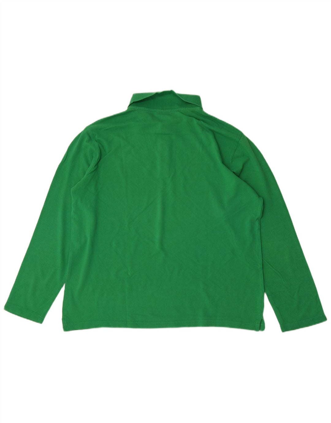 Tricou polo pentru bărbați Kappa cu mânecă lungă, verde mare