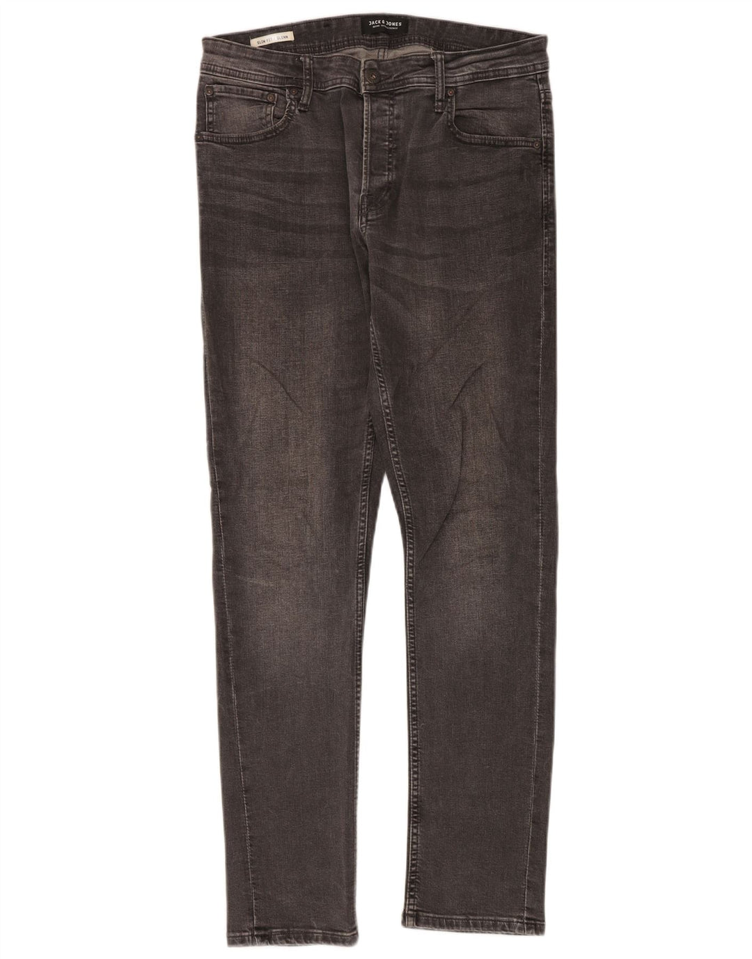 Blugi Jack & Jones GLENN Slim pentru bărbați W32 L32 bumbac gri