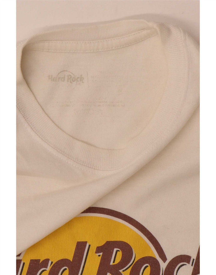 Hard Rock Cafe Paris Tricou grafic Top Mediu Alb