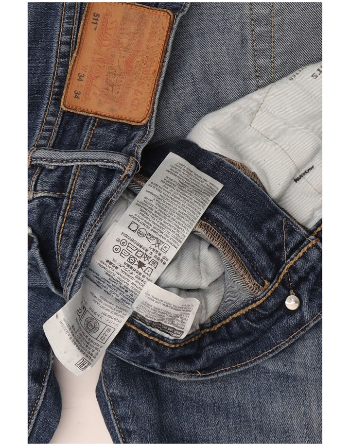 Blugi Levi's 511 Slim pentru bărbați W34 L28 Bumbac albastru