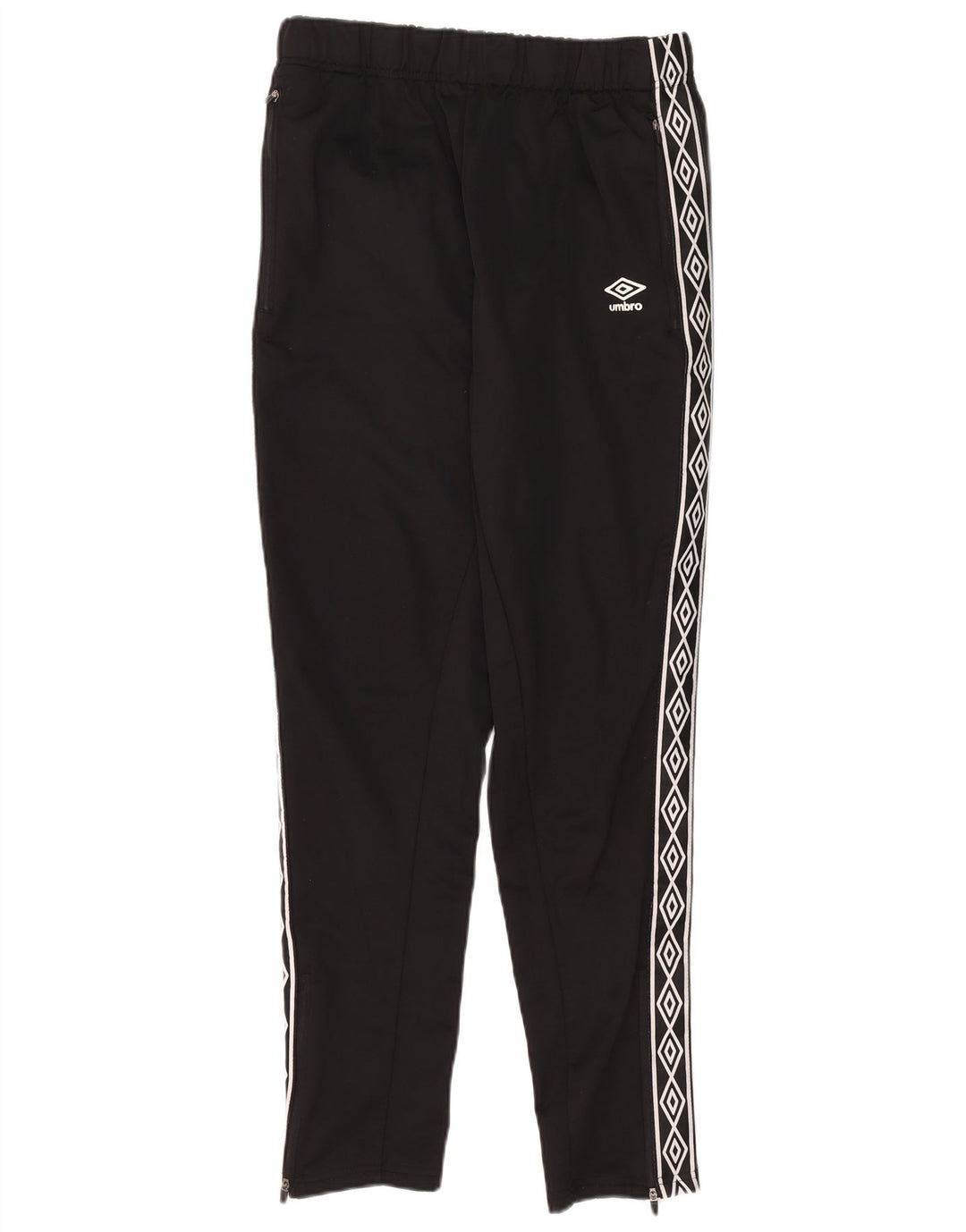 Pantaloni de trening grafic Umbro pentru bărbați, mari, negru, poliester