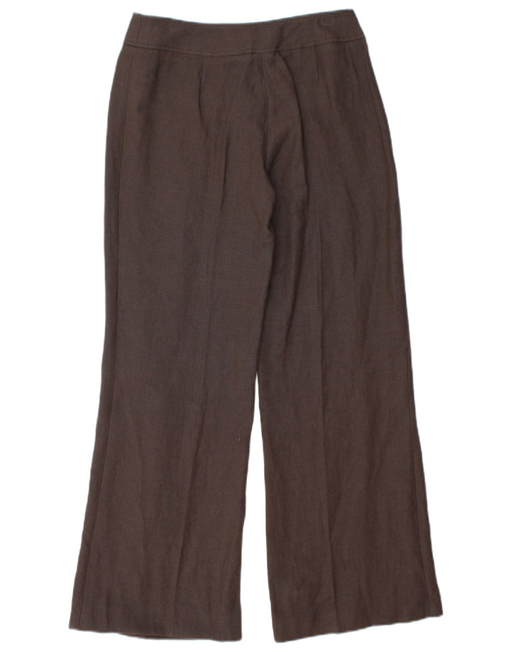 WALLIS Pantaloni casual pentru femei mici, cu picioare largi, UK 6 XS W28 L30, maro, in