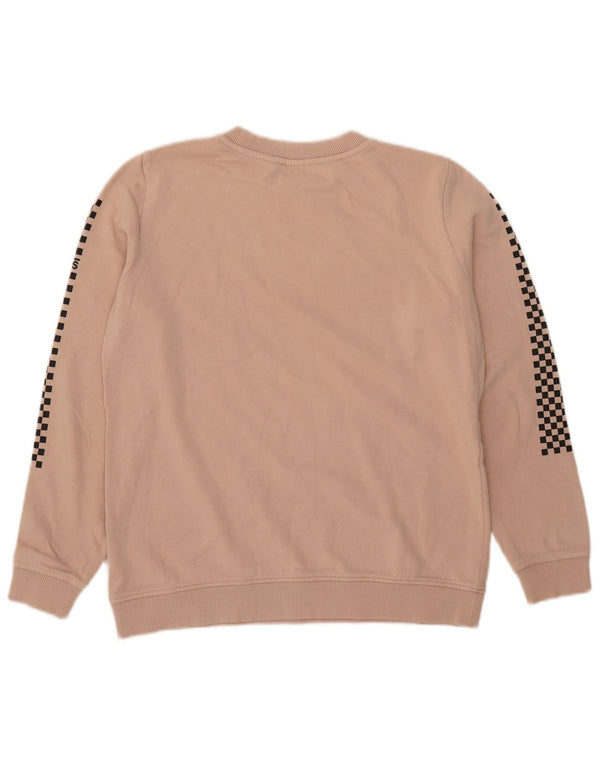 Pulover supradimensionat cu grafic pentru femei Vans UK 10 Small Pink