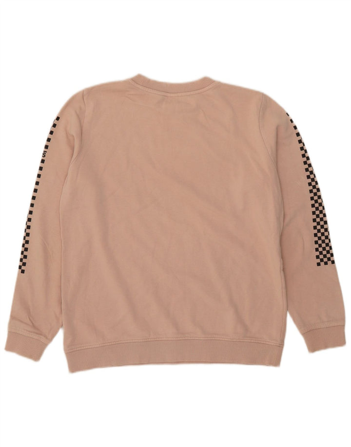 Pulover supradimensionat cu grafic pentru femei Vans UK 10 Small Pink