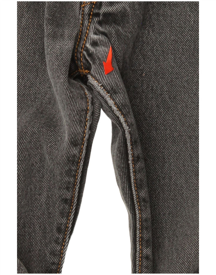 Blugi 501 drepti pentru bărbați Levi's W32 L32 bumbac gri