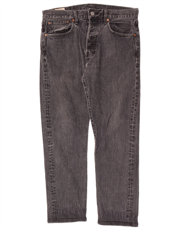 Blugi Levi's 501 drepte pentru bărbați W33 L28 bumbac gri