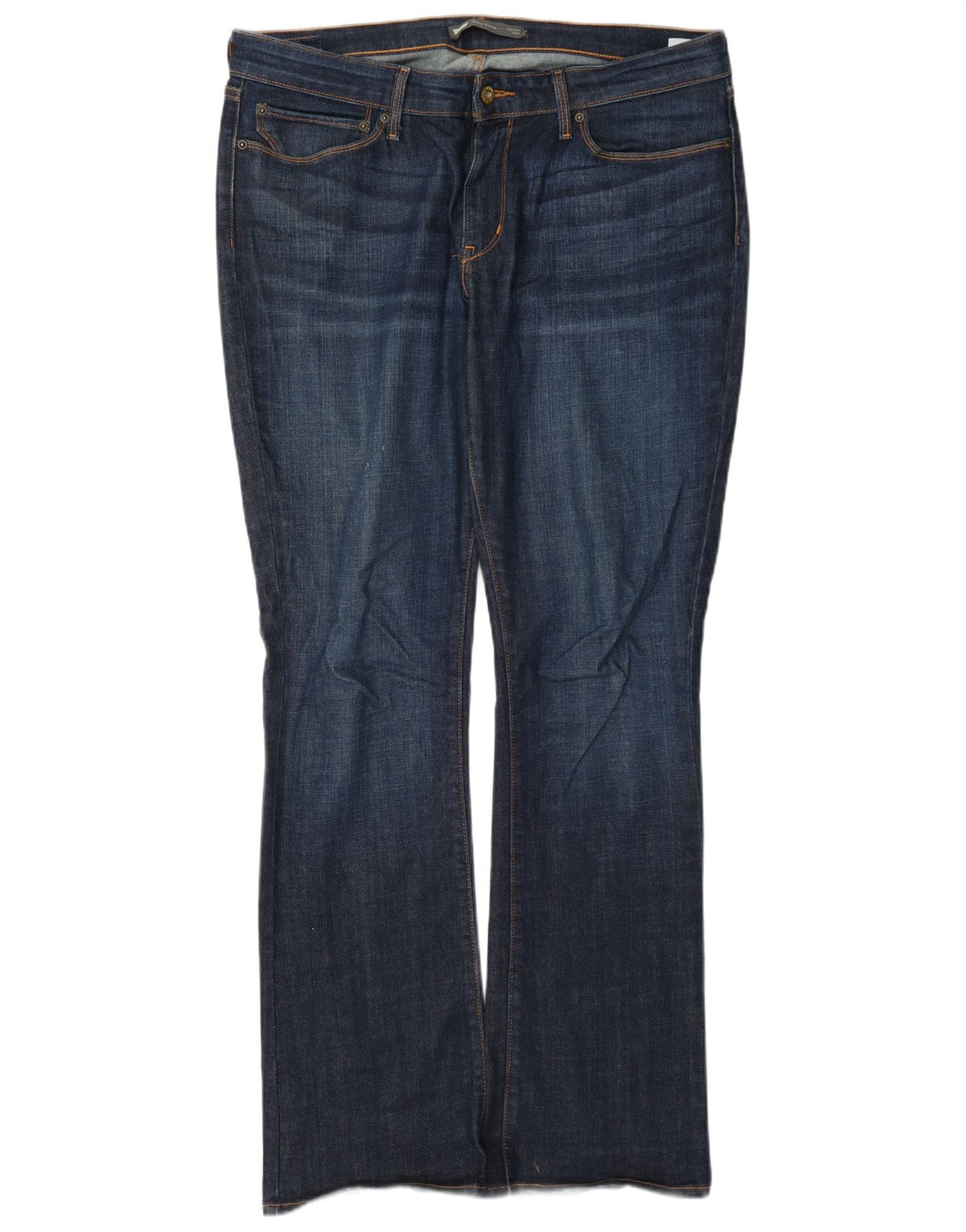 Blugi Levi's pentru femei cu talie medie bootcut W33 L32 bumbac bleumarin