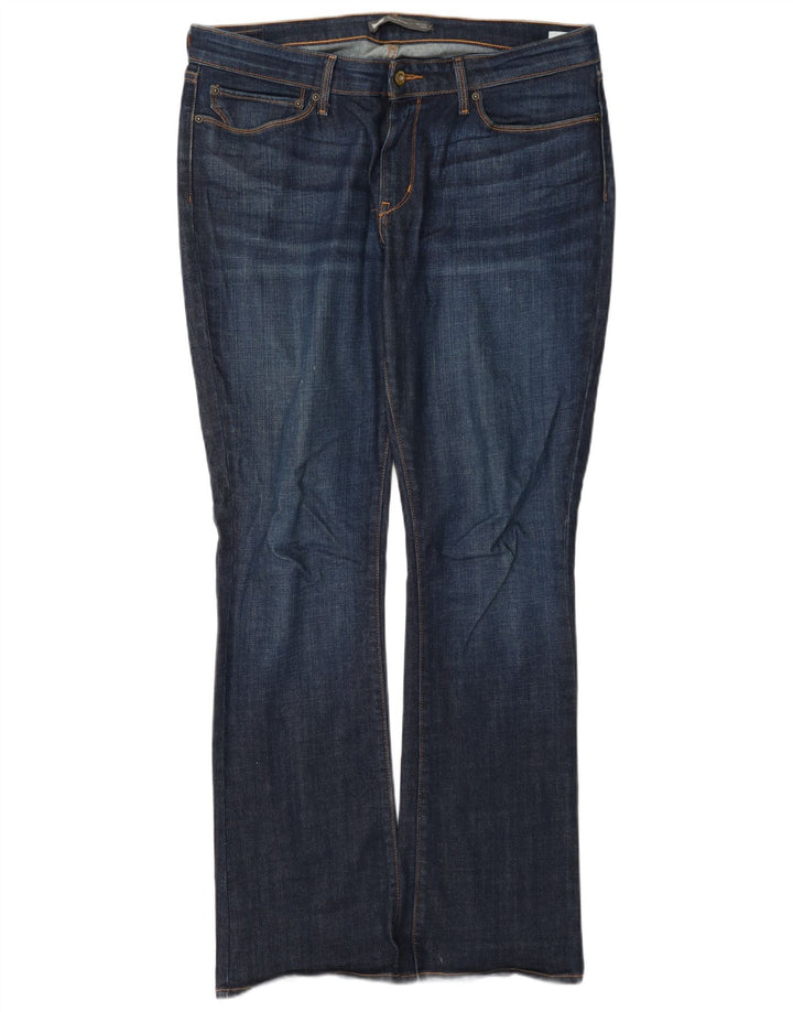 Blugi Levi's pentru femei cu talie medie bootcut W33 L32 bumbac bleumarin