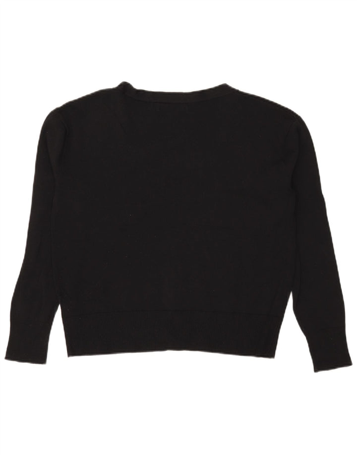 Pulover cardigan supradimensionat pentru femei Marks & Spencer UK 8 Mic Negru