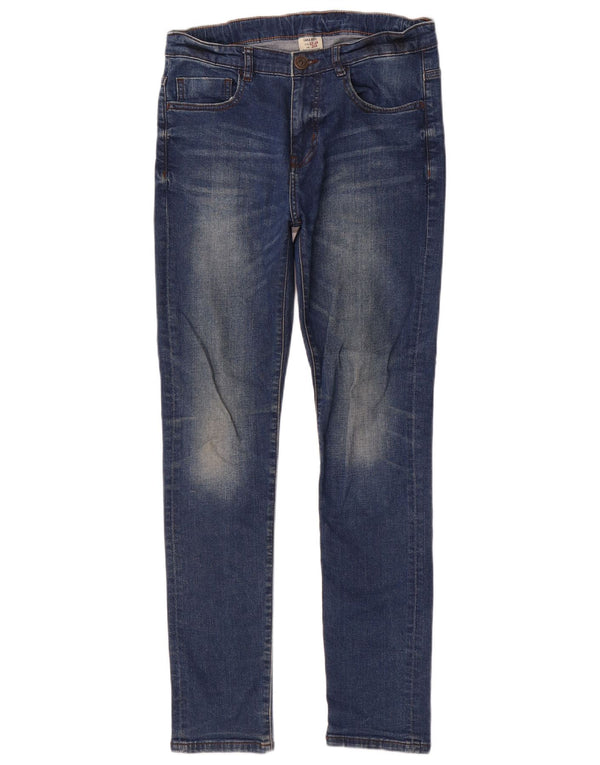 Blugi Slim Băieți Zara 13-14 Ani L28 L30 Bumbac Albastru