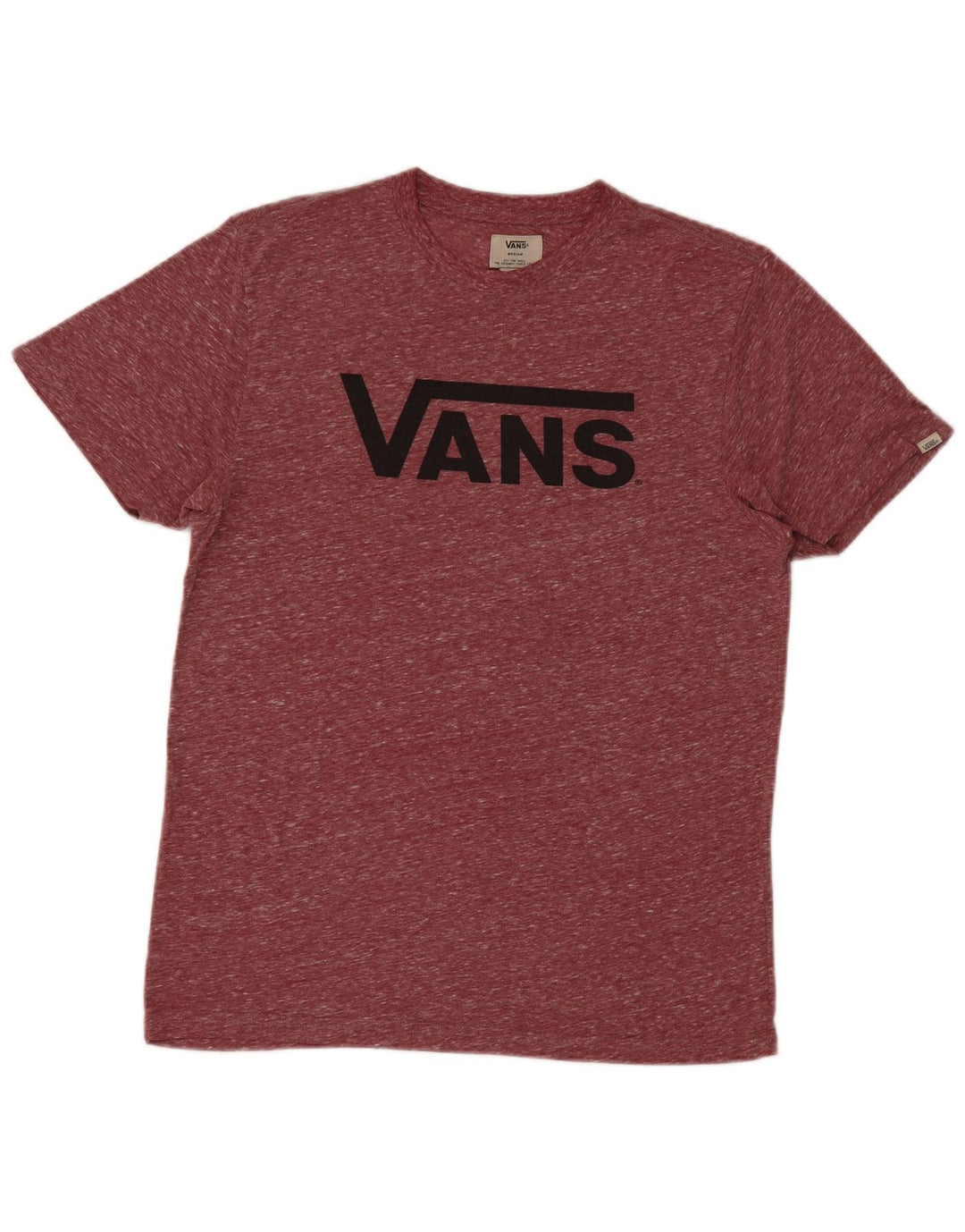 Tricou grafic pentru bărbați VANS Top Medium Maroon Flecked