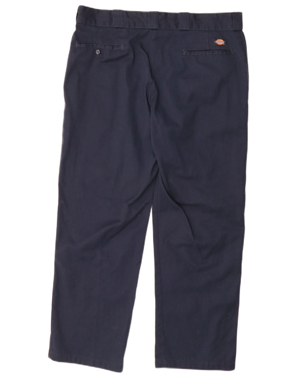Pantaloni chino drepți pentru bărbați Dickies 874 Original Fit W38 L30 bleumarin