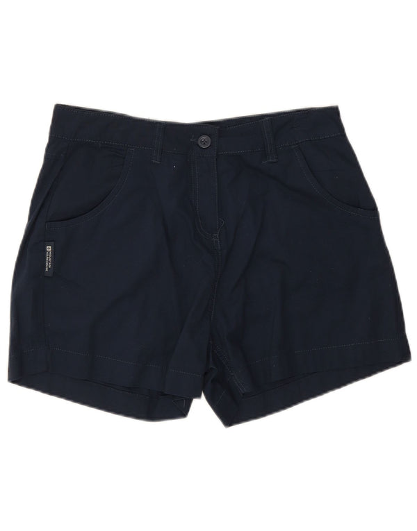 Mountain Warehouse Pantaloni scurți casual pentru femei UK 12 Medium W30 Bumbac bleumarin