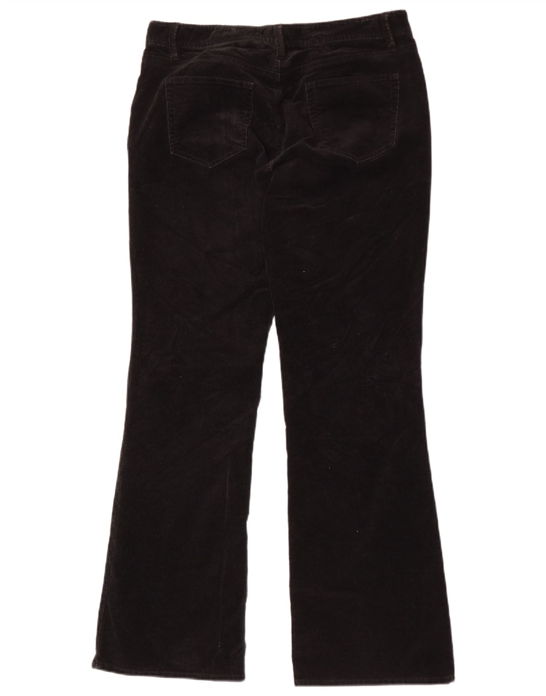 Eddie Bauer Pantaloni pentru femei Bootcut din velur US 8 Medium W30 L31 Negru