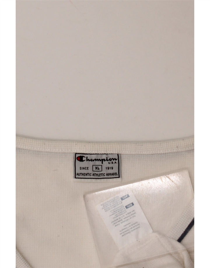 Vesta CHAMPION Fete Top 13-14 Ani XL Bumbac Alb