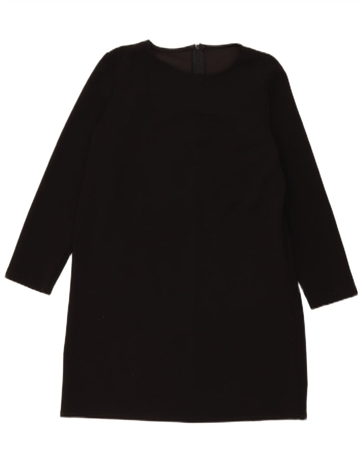 Rochie schimbătoare cu mânecă lungă vintage pentru femei UK 14 Medium Black