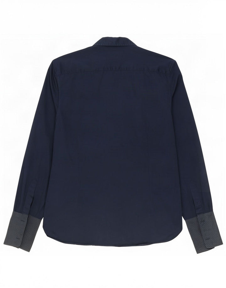 Cămașă formală pentru bărbați Ted Baker Mărimea 15.5 Mediu Bleumarin cu pete