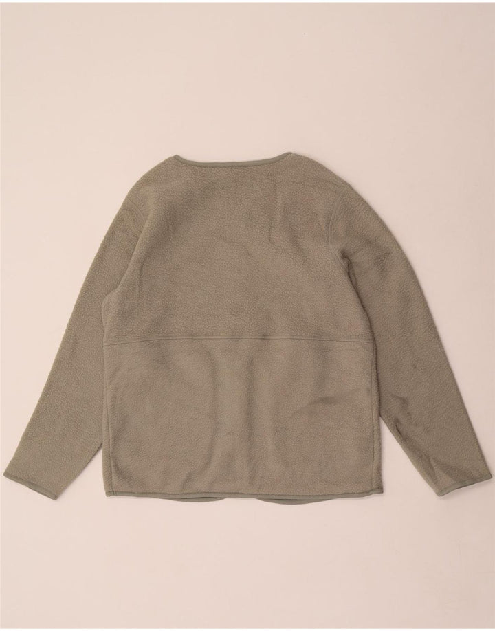 Jachetă fleece pentru femei Marks & Spencer UK 14 Medium Kaki Poliester