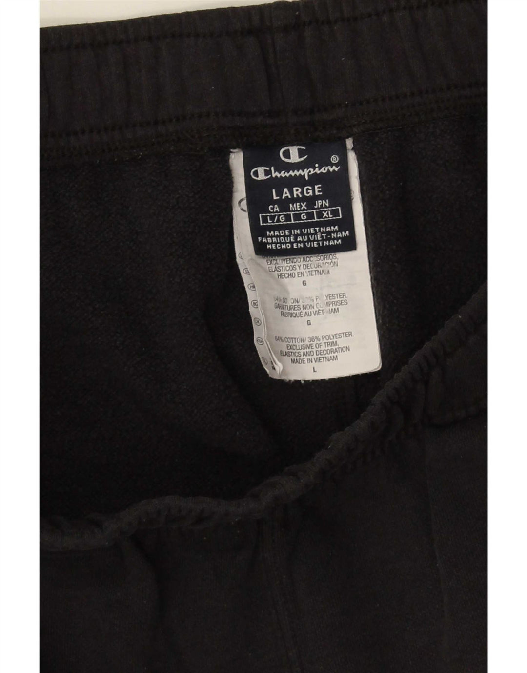 Pantaloni de trening pentru bărbați Champion, mari, negru, bumbac