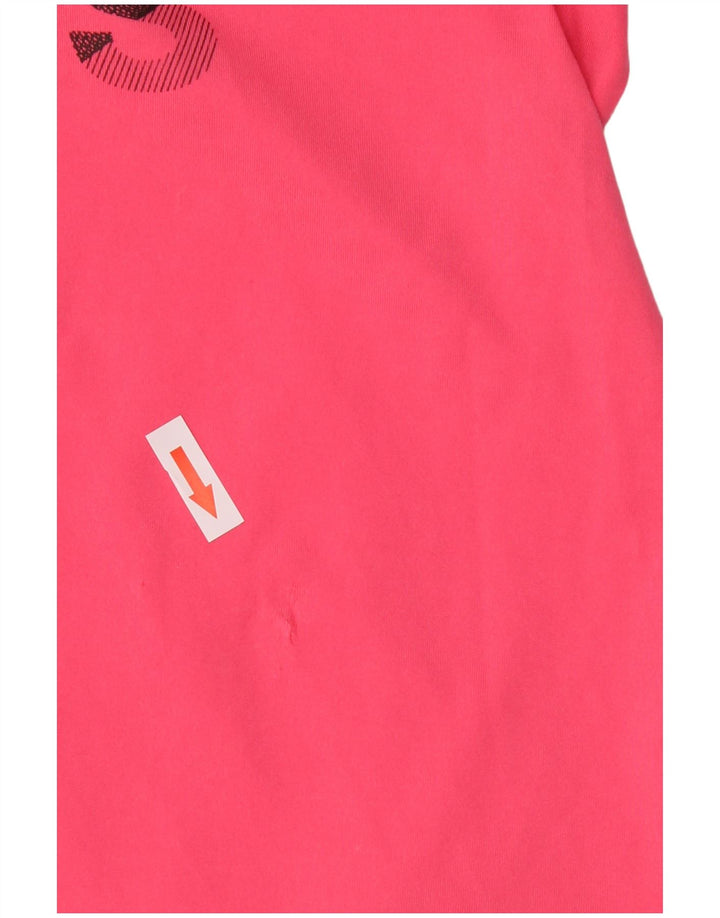 Tricou grafic Adidas pentru femei Top UK 12/14 Medium Pink Poliester