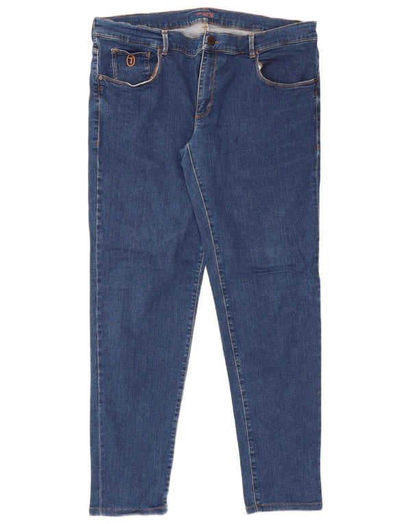 Trussardi blugi skinny pentru bărbați W42 L32 bumbac albastru