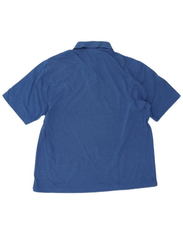 Tricou polo pentru bărbați Lacoste Mărimea 7 2XL Bumbac albastru