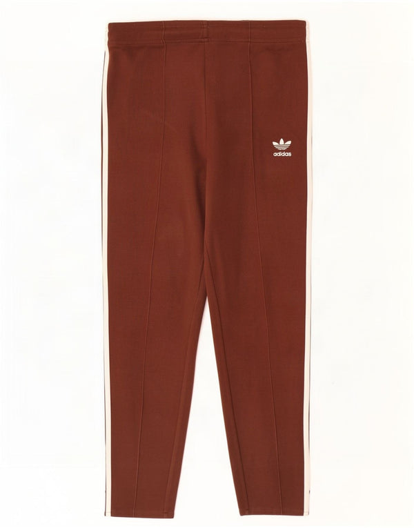 Pantaloni de trening Adidas pentru femei UK 14 mare, maro, bumbac