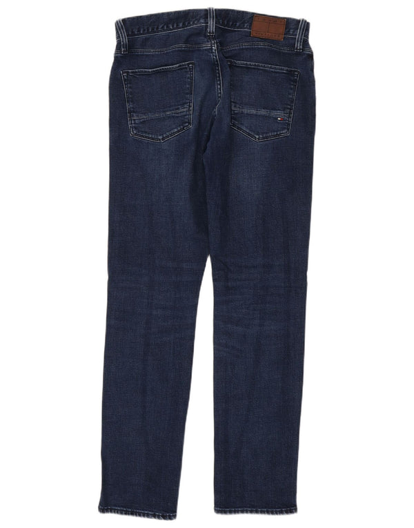 Blugi drepti pentru bărbați Tommy Hilfiger Denton W30 L32 bumbac bleumarin