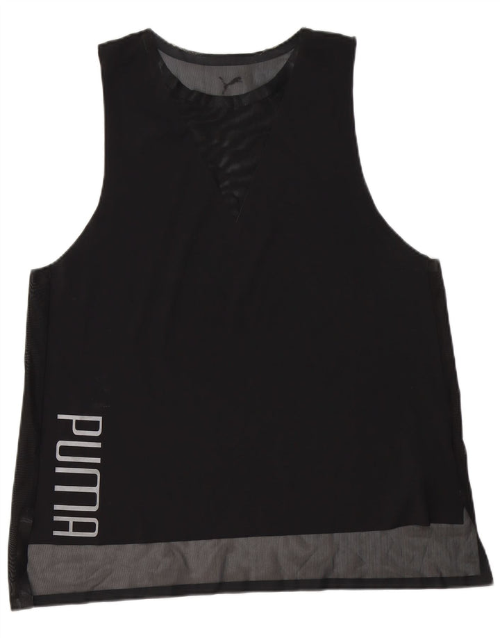 Top cu vestă grafică Puma pentru femei UK 18 XL, poliester negru