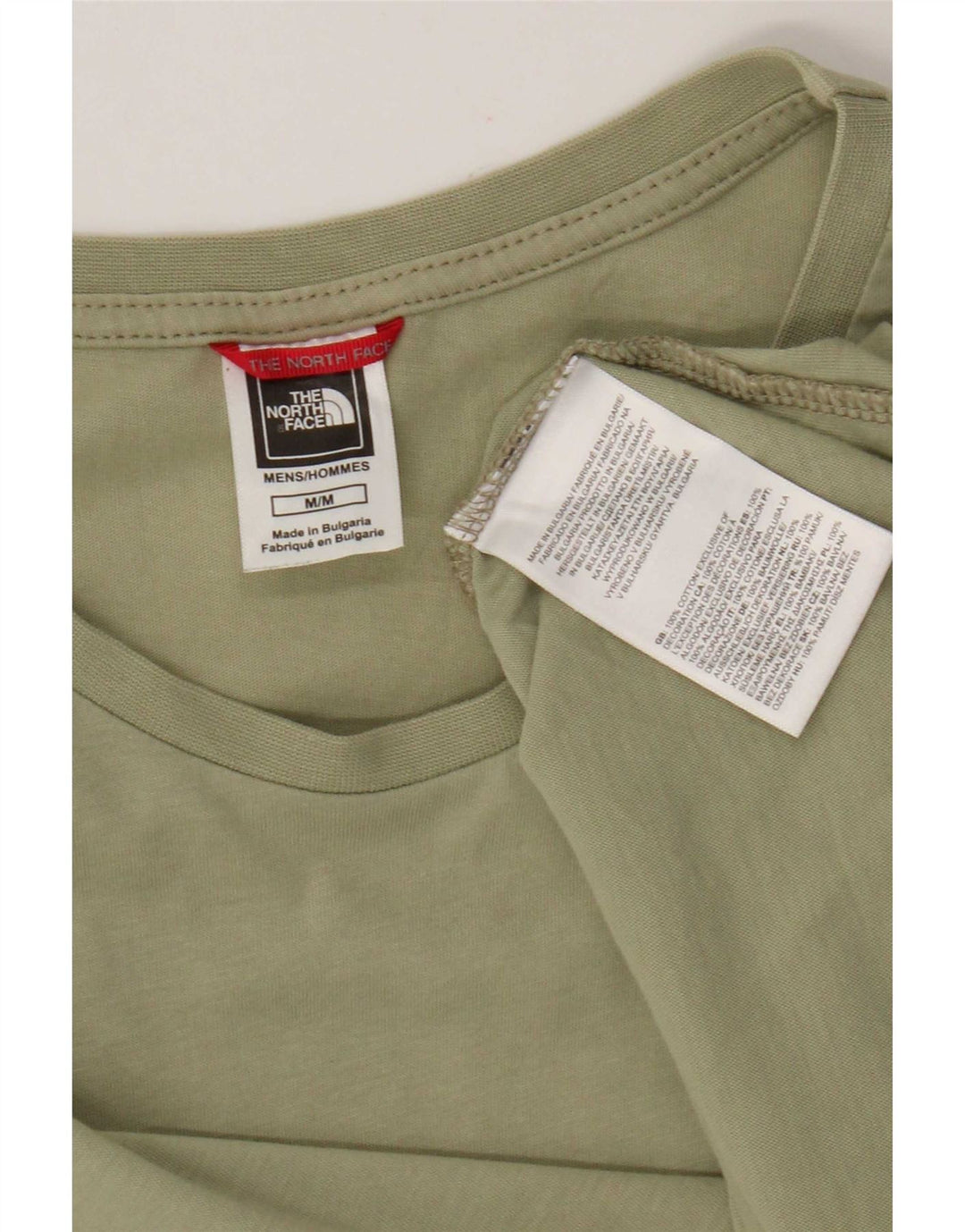 Tricou pentru bărbați The North Face Top Medium Khaki Bumbac