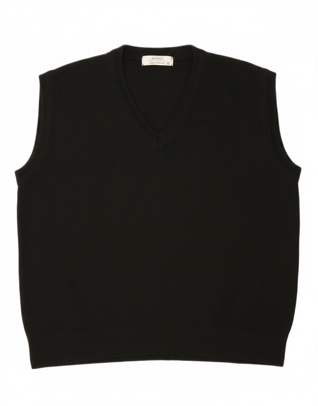 St. Bernard Vest pentru bărbați Tank Top Mediu Negru Acrilic