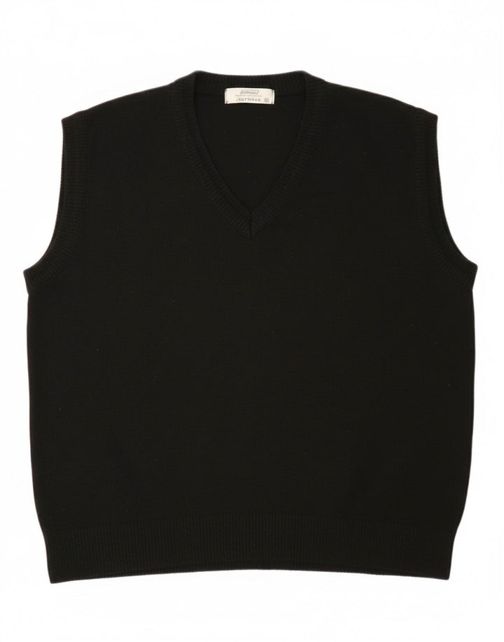 St. Bernard Vest pentru bărbați Tank Top Mediu Negru Acrilic