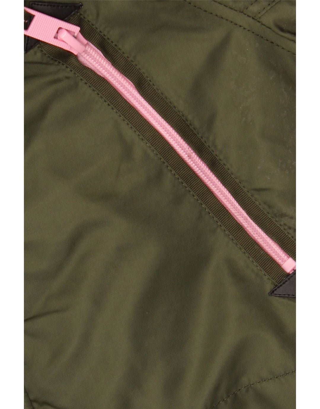 Jachetă parka cu glugă SUPERDRY pentru femei UK 14 Medium Khaki Nylon