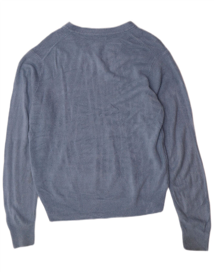 Pulover Dockers pentru bărbați, cu decolteu în V, mic albastru Argyle/Diamond Acrylic